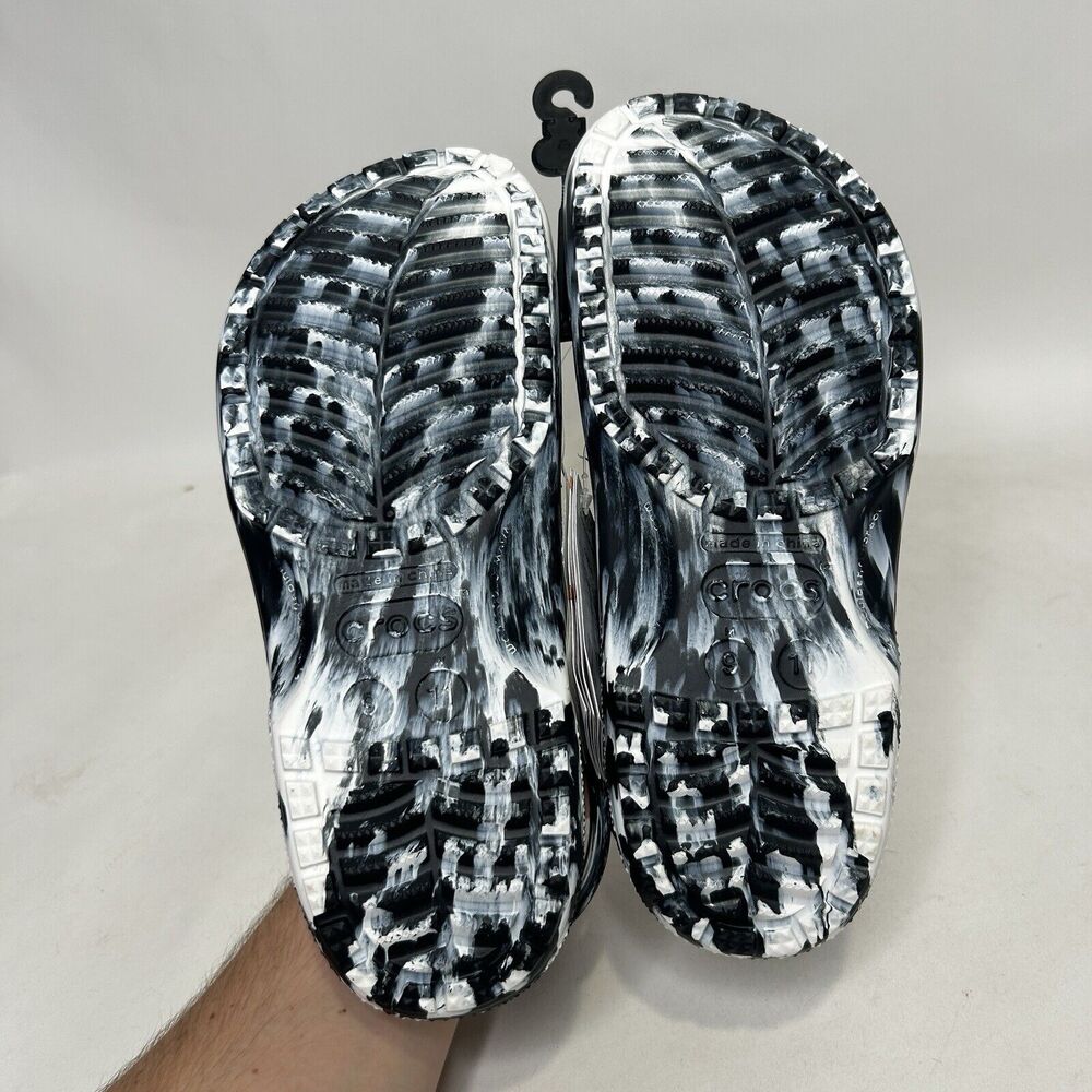 Crocs Classic Clog Marbled “Black White” 2024 - Picture 5 of 6